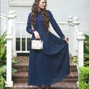 Navy Maxi Dress •Dainty Jewells•